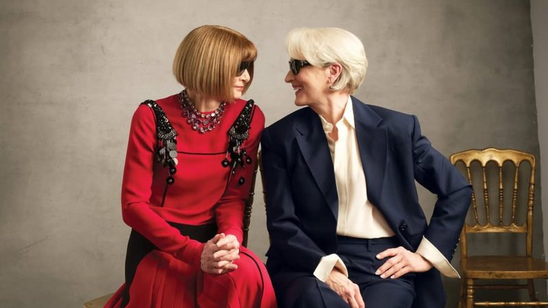 Meryl Streep encontra Anna Wintour